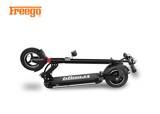 Hitam 48V 8Ah 500W Lithium Battery Powered Stand Up Scooters 120kg Max Load
