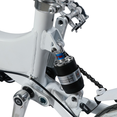 240W 36V 14 Inch Big Tire Lipat Electric Bike Untuk Wanita Disesuaikan Warna