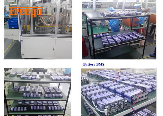 Suku Cadang Skuter Listrik Hitam Paket Baterai Lithium Ion 500w 36v