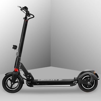 10 Inch Pneumatic Tire Folding Scooter Bermotor, Skuter Listrik Pribadi