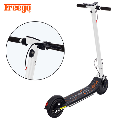 Paduan Bahan Skuter Motor Lipat Untuk Orang Dewasa, Stand Up Motorized Scooter 350W Motor Depan