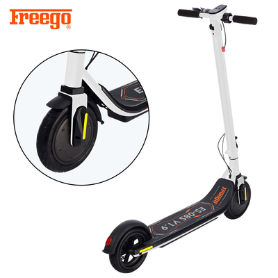 Paduan Bahan Skuter Motor Lipat Untuk Orang Dewasa, Stand Up Motorized Scooter 350W Motor Depan