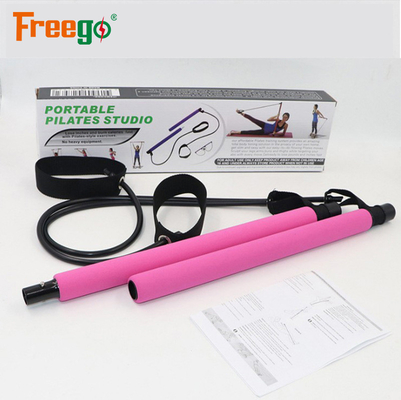 Ringan Rumah Peralatan Fitness Steel Foam Tube Sampul Pilates Bar Untuk Dewasa