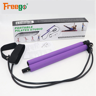 Ringan Rumah Peralatan Fitness Steel Foam Tube Sampul Pilates Bar Untuk Dewasa