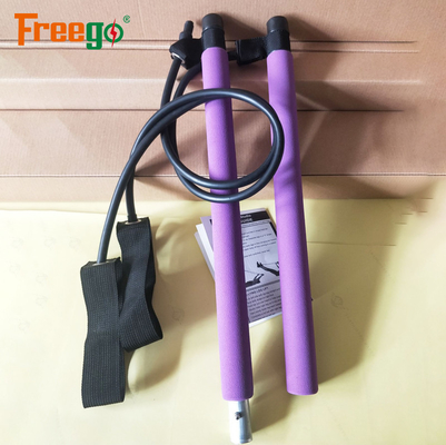 Ringan Rumah Peralatan Fitness Steel Foam Tube Sampul Pilates Bar Untuk Dewasa