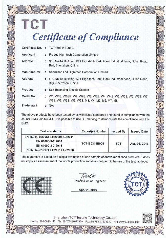 Freego High-Tech Corporation Limited Co., Ltd. Kontrol kualitas